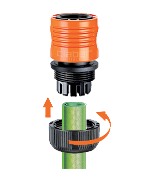 Vieez l'embout sur le robinet